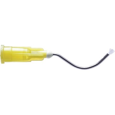 Dispensing Tips W/ brush tip yellow - PK/10
